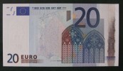 20 EURO J016A5 Italy Trichet Serie S Perfect UNC - 20 Euro