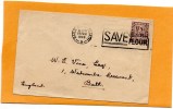 Ireland 1948 Cover Mailed To USA - Briefe U. Dokumente