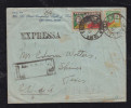 Brazil Brasil 1931 Registered EXPRESS Cover SAO PAULO To SHINES USA 1300R Rate - Lettres & Documents