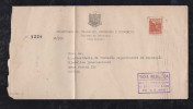 Brazil Brasil Ca 1943 Cover SAO PAULO To RIO TAXA REDUZIDA Postmark Rare !! - Storia Postale