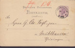 Poland Vorläufer Germany Reichspost Postal Stationery Ganzsache 5 Pf.(e) Antwort INOWRAZLAW 1876 MÜHLHAUSSEN (2 Scans) - Cartes Postales