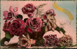 N°1881 MMM 65 SAINTE CATHERINE BOUQUET DE ROSES PAILLETTES  PC PARIS 5428 - Sainte-Catherine