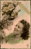 N°1892 MMM 65 VIVE SAINTE CATHERINE  1950 FEMME ET ROSES BLANCHES  LE PARIS 426 - Santa Caterina