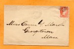 Canada 1879 Cover Mailed To USA - Storia Postale