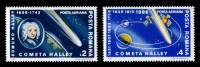 Romania 1986 Halley's Comet Set Of 2 MNH - Unused Stamps