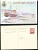 Carte Neuve N° 19b  Paquebots  Oostende-Dover - Schiffspost