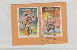 Australien031 / Fragment Mit 2 Marken    2014 O - Used Stamps