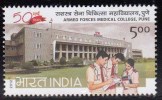 India MNH 2012, Armed Forces Medical College Pune, Defence Education, Medicine Stethoscope Flag Health - Nuovi
