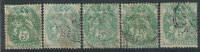 Francia 1900 Usato - Mi.90 5x - Andere & Zonder Classificatie