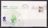 = EXOSAT Satellite Européen Observation Rayonnement X ESA Enveloppe VandenbergAFB CA 26.5.83 Etats Unis - Noord-Amerika