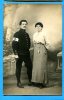 GG278, Militaire De La Croix Rouge, Couple, Photo Lyon, Circulée 1915 - Red Cross