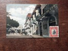 Carte Postale Ancienne : PANAMA : Central Park And Square, Panama Banking Comp., Timbre 1909 - Panama