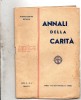 1939 ANNALI DELLA CARITÀ - Religion