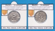 ESPAÑA (época Medieval)  Martín I "El Humano" (1.396-1.410)  Real-Plata-Valencia  SC/UNC  Réplica   T-DL-11.379 - Premières Frappes