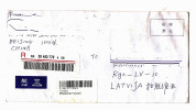 CHINA To LATVIA  Recomended Letter -  DRAGON STAMPS 1997 (lot - ZM - 208) - Airmail