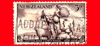 NUOVA ZELANDA - Usato - 1956 - Centenario Di Southland - Agricoltura | Bovini - Farming - 3 - Used Stamps