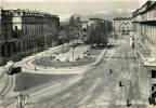 TORINO. PIAZZA STATUTO SEMIDESERTA NEGLI ANNI '50. CARTOLINA DEL 1951 - Places