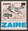 LSJP ZAIRE AVIATION CHARLES LINDBERG SPIRIT St LOUIS JUNKERS G-38 SURCHARGE 1978 - Airplanes