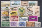 Lot 143  Airplanes   2 Scans  53 Different MNH, Used - Vliegtuigen