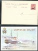 Carte Neuve N° 18b  Paquebots  Oostende-Dover - Cartes Paquebot