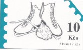 Czech Rep. / Stamps Booklet (1993) 0002 ZS 1 World Championships In Figure Skating (skates, Tulip) (J3679) - Ungebraucht