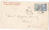 LBL33D- AUSTRALIE NEW SOUTH WALES LETTRE SYDNEY / NOUMÉA 18/6/1894 - Brieven En Documenten