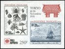 Polynésie 1991 - Faune Et Flore Sous-marine, Bateau - 2val Neuf // Mnh - Blokken & Velletjes