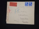 NORVEGE - Enveloppe Pour La France En Expres En 1942 Avec Controle Allemand - Manque 1 Timbre - à Voir - Lot P10192 - Cartas & Documentos