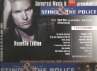 Publicité , Pour Revendeur , Musique , STING & THE POLICE , 2002 , 29.5 X 24 , 2 Scans , Frais Fr : 1.50€ - Other & Unclassified