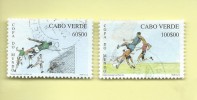 TIMBRES - STAMPS - CAPE VERDE / CAP VERT - 2002 - FOTBALL - COUPE DU MONDE CORÉE DU SUD / JAPON - TIMBRE OBLITÉRÉ - Cap Vert