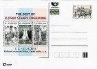 Czech Republic - 2013 - The Best Of Slovak Stamp Engraving Exhibition - Postcard With Hologram - Ansichtskarten