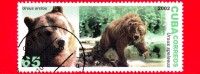 CUBA - Nuovo Oblit. - 2002 - Animali - Fauna - Orsi - Ursus Arctos + Ursus Spelaeus - 65 - Gebraucht