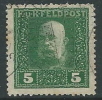 1915 AUSTRIA UNGHERIA USATO POSTA DA CAMPO EFFIGIE 5 H - G035 - Oriente Austriaco