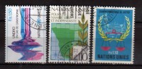 ONU Ginevra ° - 1979 -  Zum. 83-86-88. Usato - Oblitérés
