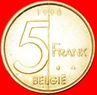 ★ DUTCH LEGEND: BELGIUM 5 FRANCS 1998! LOW START ★ NO RESERVE! Albert II (1993-2013) - 5 Frank