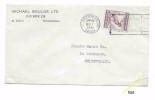 NEW FOUNDLAND CANADA Terre-Neuve 1949, Timbre CARIBOU STAMP, COVER TO SWITZERLAND Suisse - 1908-1947