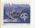 HUNGARY - 1999. Hungary Entrance Into NATO / Map Of Hungary USED!!  V.  Mi 4528. - Usado