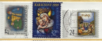 HUNGARY - 1999. Christmas I-II./ Magi / Madonna And Child - Stained Glass USED!!  II.  Mi 4566,4567-4568. - Gebruikt