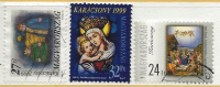 HUNGARY - 1999. Christmas I-II./ Magi / Madonna And Child - Stained Glass USED!!  V.  Mi 4566,4567-4568. - Gebruikt