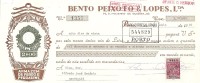 Porto - Letra De 1969 Da Firma Bento Peixoto & Lopes Lda. - Publicidade - Portugal - Portogallo