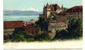 Cp , Suisse , Vaud , NYON , Le Château , Dos Simple , Vierge - Nyon