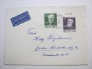 1953, 15 Pfg. Forscher , Rieseneckrandstück  Auf Brief - Briefe U. Dokumente