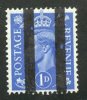 Great Britain 1950 1p King George VI Issue #281xx - Unused Stamps