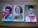 3 Cartes De Silhouettes Ou Portraits De Femmes - Silhouetkaarten