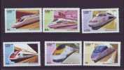 2009.46 CUBA COMPLETE SET 2009 MNH FAST RAILROAD. FERROCARRIL. SHINKANSE - Unused Stamps