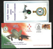 INDIA, 2014, ARMY POSTAL SERVICE COVER, Warriors, Aeroplane, Soldier, Uniform, + Brochure, Military, Militaria - Covers & Documents