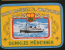 Hansa Dunkles Münchner (Namibia), Beer Label From 60`s. - Bier