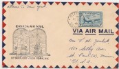 CANADA - 1946 FIRST OFFICIAL FLIGHT COVER  OTTAWA, ONT To NEW YORK, NY - Eerste Vluchten