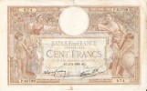 BILLETE DE FRANCIA DE 100 FRANCOS DEL 2-2-1939 LUC OLIVIER MERSON  (BANKNOTE) - 100 F 1908-1939 ''Luc Olivier Merson''