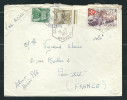 AOF 1957 N° Usage Courant Obl.  S/lettre Taxée Pour La France - Briefe U. Dokumente